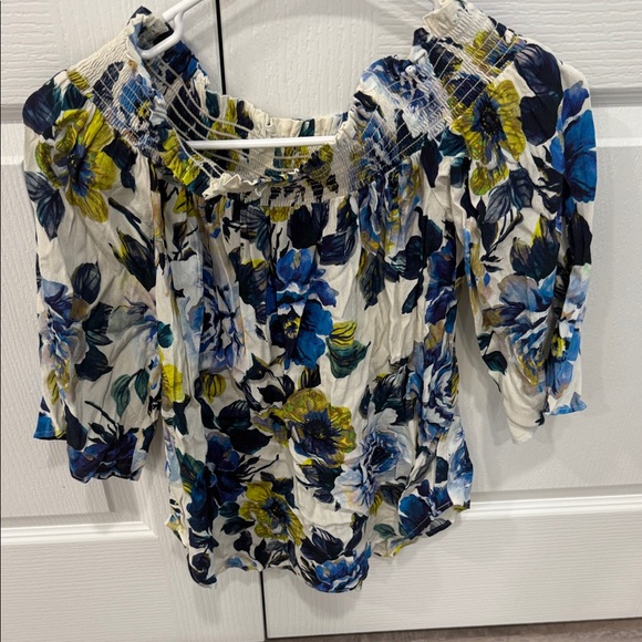 Fifteen Twenty Floral Off-Shoulder Blouse - Picture 1 of 2